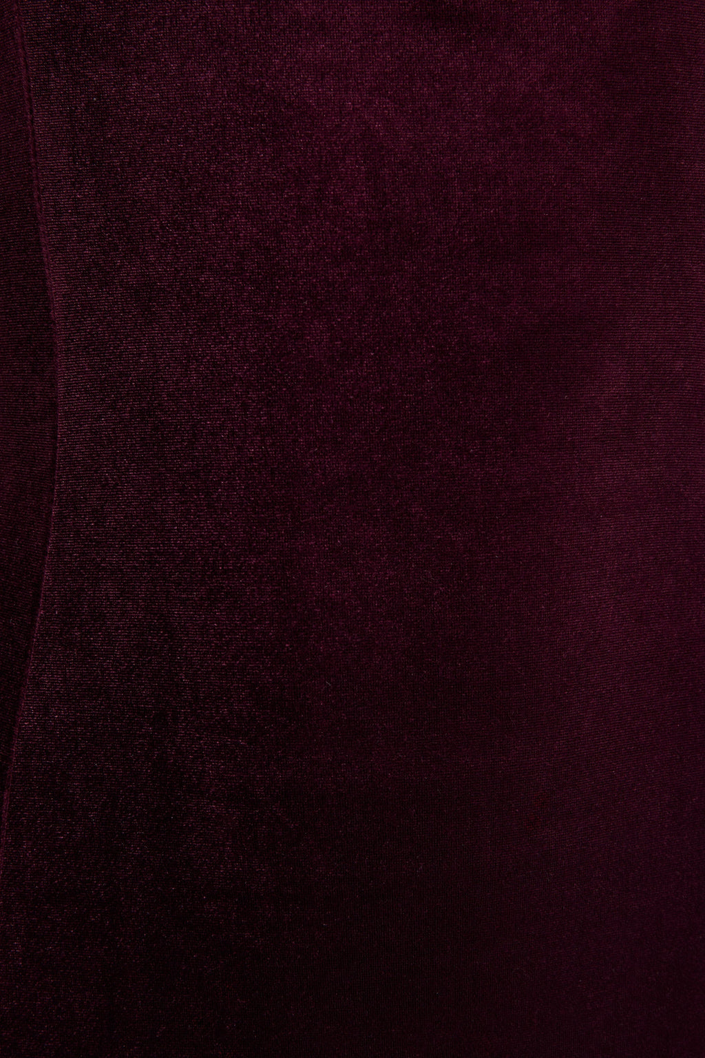 Emberlyn | Burgundy Velvet Scoop-Neck Fishtail Midi Dress