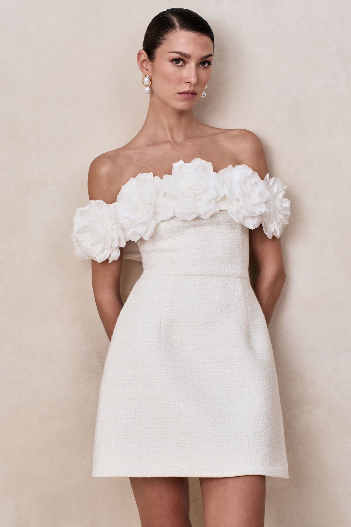 francoise white lace dress Francoise | White Cowl Neck Backless Maxi Dress With Lace Insert